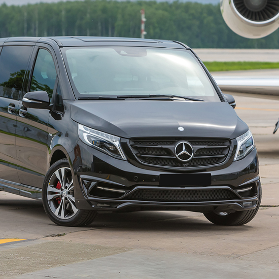 Family car rental VIP van with driver